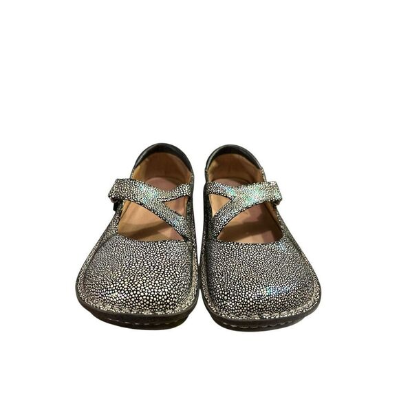 Alegria Shoes Womens 37 Dayna Spring Dottie Iridescent Mary Jane Day 248 - Picture 3 of 7